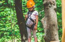 Treetop adventure course in Jablines