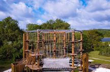 Treetop adventure course in Jablines