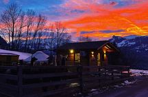 Guided llama hike with traditional raclette