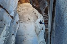 Rappelling through Rock Canyon Near Zion National Park