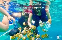 Monkey Bar and snorkling adventure at blue lagoon.