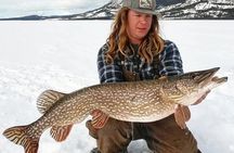 Half Day Private Guided Ice Fishing Trip in the Yukon