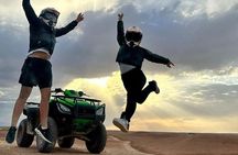 Agafay desert Package: Quad bike and camel experience & Dinner