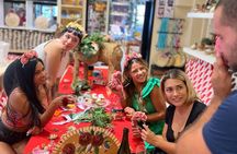 Make a traditional "tocado" sevillano