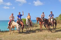 Horseback riding along Macao beach from Punta Cana