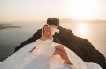Santorini Photo Shoot and Tour at Unique Spots with a Local