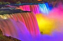 Best of Niagara Falls USA and Canada Night Tour with Skylon Tower