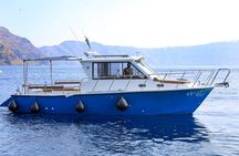 Santorini Fishing Private Cruise boat tour - BBQ, Snorkeling