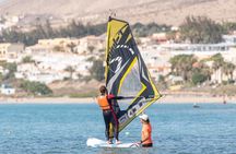 Learn to windsurf in the beautiful bay of Costa Calma