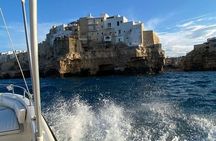 Polignano by boat excursion of groups with aperitif 