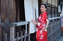 Kyoto Kimono Rental mimosa Kodaiji Ladies Plan with Hair Set