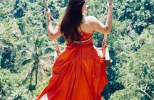 Ubud Waterfall Rice Terrace and Jungle Swing Private Tour