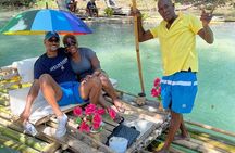 Dunn's River Falls Climb and Martha Brae Rafting {Entry Included}