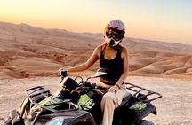  Marrakech: AGAFAY DESERT Sunset Quad tour with dinner & Show