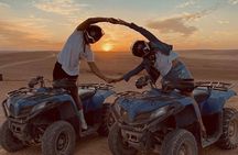  Marrakech: AGAFAY DESERT Sunset Quad tour with dinner & Show