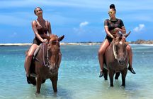 Horseback Ride n Swim & Bamboo Rafting With Limestone Massage 