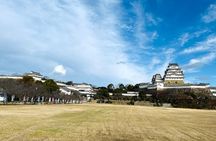 Walking Tour in Himeji Castle Garden and Aizome Indigo Dyeing