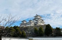 Walking Tour in Himeji Castle Garden and Aizome Indigo Dyeing