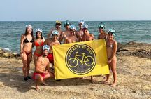 Alicante: Calas & Beaches Snorkeling with E - Bikes