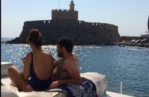 Rhodes Exclusive Sunset Cruise Gourmet Dinner, Drinks Guitar duet
