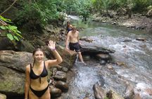 La Leona Waterfall, lazy river tubing, cliff jump & hot springs