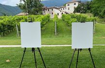 Painting session in the vineyard and Prosecco DOCG tasting