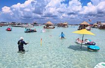 Private Captained Pontoon to Crab Island in Destin 