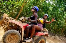 ATV Adventure with Ziplines Cenote from Playa del Carmen