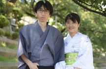 Private Kimono Stroll in Toyama City Possibly with a Shiba Inu