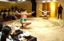 Tokyo Sumo Entertainment Show with Chicken Hot Pot and Photo