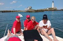 Fishing or Cruising Boston Harbor on Private Yacht Trinacria