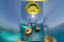 Parasailing flight in San Andres Islands
