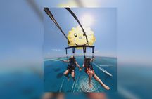 Parasailing flight in San Andres Islands