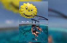 Parasailing flight in San Andres Islands