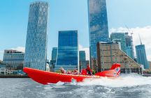 High-Speed Thames River Speedboat in London