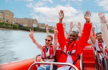 High-Speed Thames River Speedboat in London