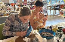 Paint and Sip Classes Brisbane: Ceramic Plates & Bowls