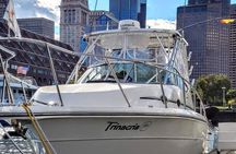 Fishing or Cruising Boston Harbor on Private Yacht Trinacria