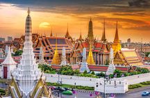 Bangkok Three Temple Tour with Grand Palace, Heritage Boat Cruise