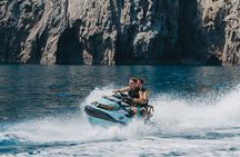 Jet Ski Experience in Cala en Basset and Cueva s'Argilau