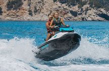 Jet Ski Experience in Cala en Basset and Cueva s'Argilau