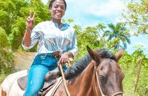 Horseback riding along Macao beach from Punta Cana