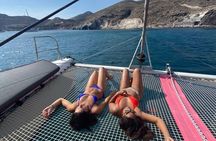 Santorini Catamaran Cruise – 5-Hour Private Sailing Experience