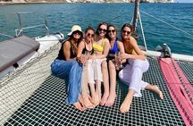 Santorini Catamaran Cruise – 5-Hour Private Sailing Experience