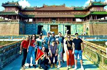 Hue Citadel tour by authentic Train via Hai Van Pass from Da Nang