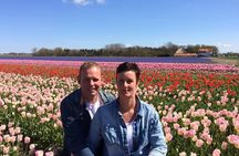 Private guided non touristic tulip and windmill tour