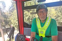 City tour Santiago on electric scooter, nature and city