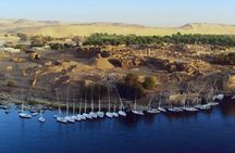 Elephantine Island, Agha Khan, Botanic Garden by Felucca in Aswan