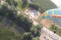 Paragliding First Class Above Ohrid