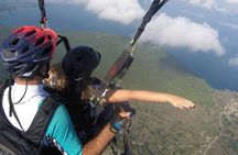 Paragliding First Class Above Ohrid